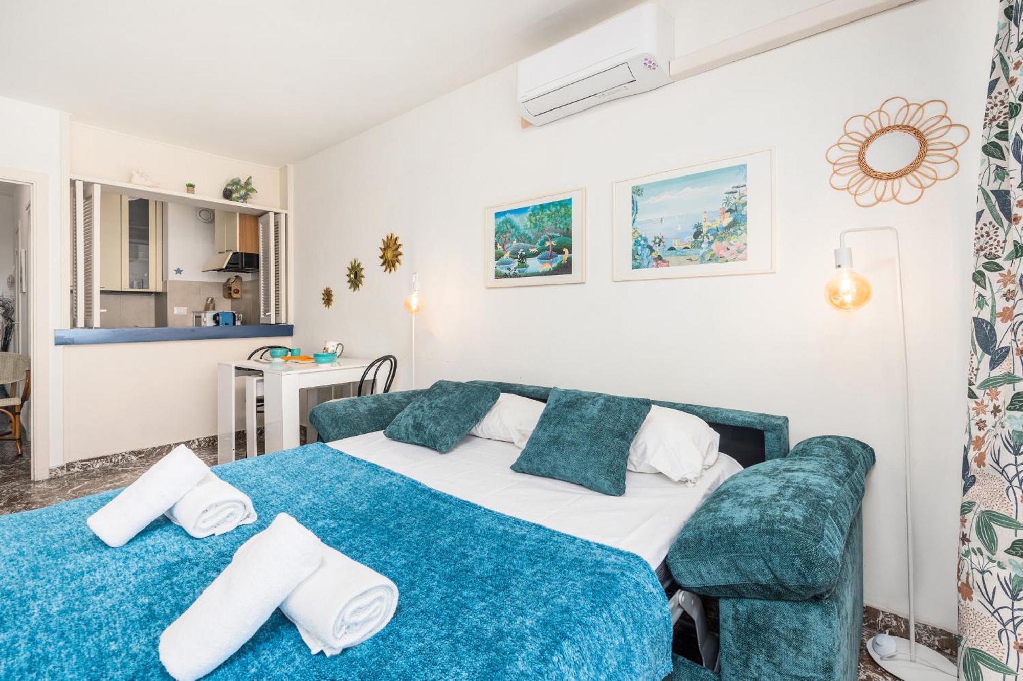 'Le Berkeley' Vue Mer, Centre, Parking マントン エクステリア 写真