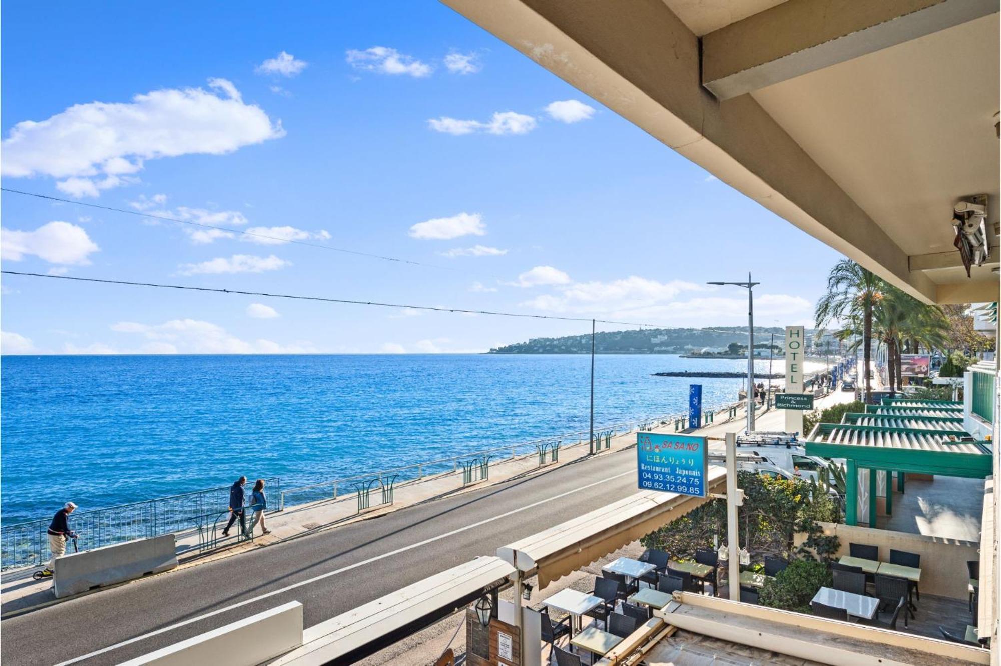 'Le Berkeley' Vue Mer, Centre, Parking マントン エクステリア 写真